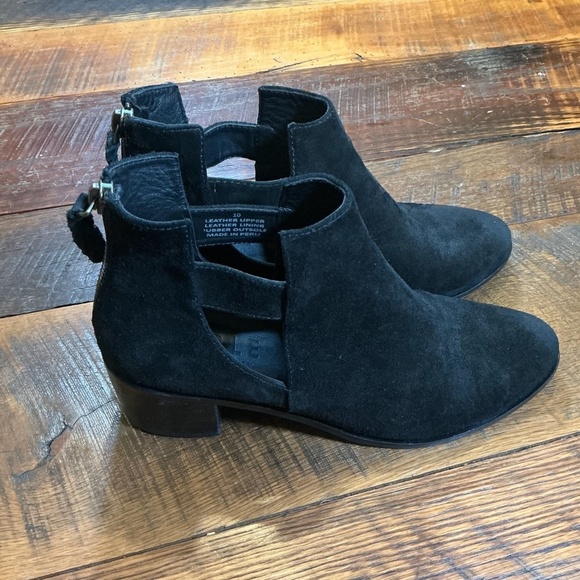 ABLE Gamboa Black Suede Leather Ankle Boots | Women’s Size 10 | Made in Peru - Picture 4 of 10